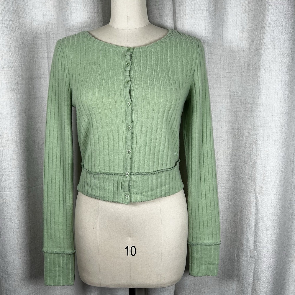 NEW! Urban Outfitters‎ Out From Under Green Top Sweater Cropped Juniors Large